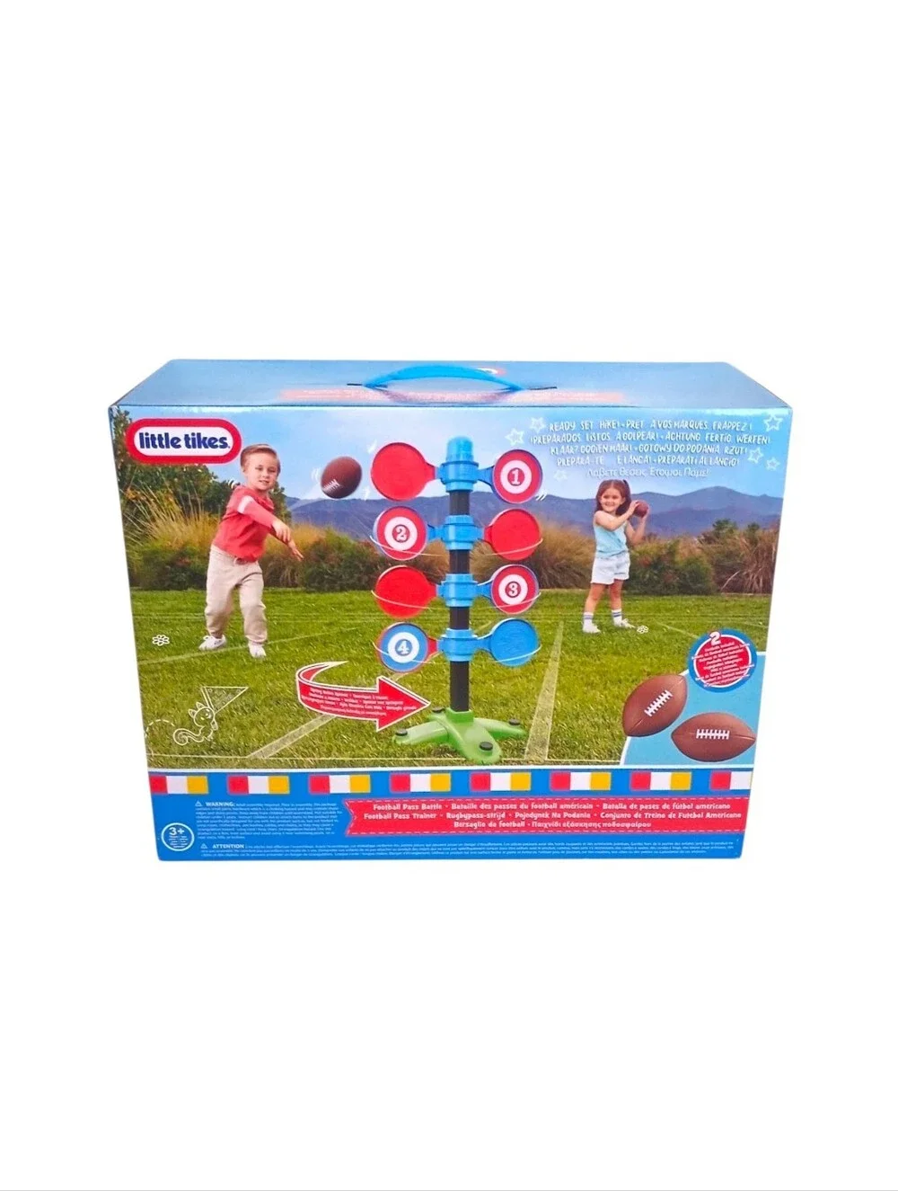 Little Tikes Soccer Trainer And Football Pass Bundle